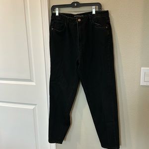 Zara Trafaluc Denimwear black denim high waisted jeans